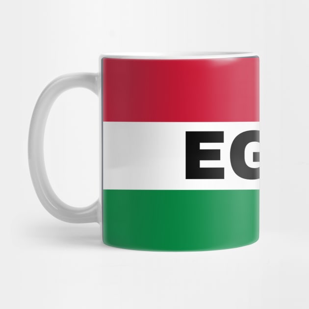 Eger City in Hungarian Flag by aybe7elf